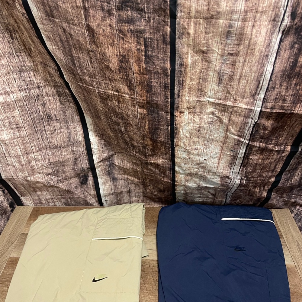 Nike Beige and Navy Sweatpants  Set